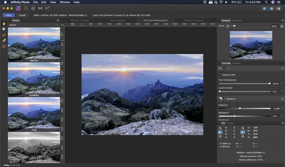 Get the most out of your images using Tone Mapping Persona